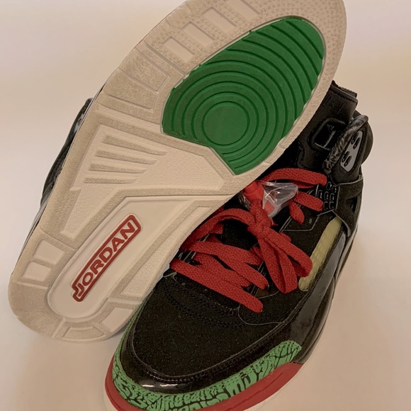 *HP* Nike Jordan Spiz’ike WHITE/VARSITY RED-CLASSIC GREEN - Picture 5 of 16